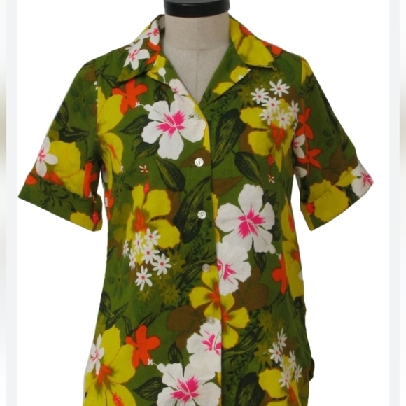 Penneys Hawaii vintage 1960's button down shirt - Picture 1 of 5